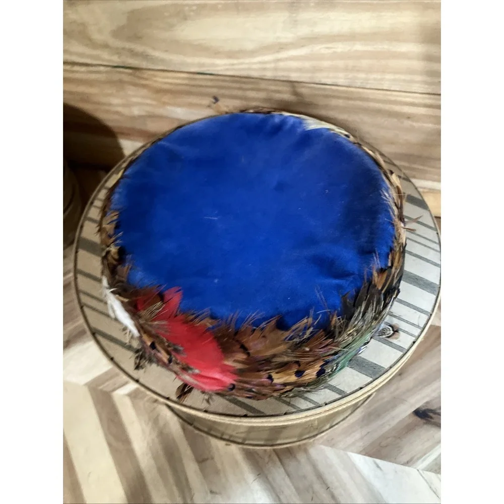 Ostrich Plume Feather Pirate/Steampunk/Fancy Victorian Hat